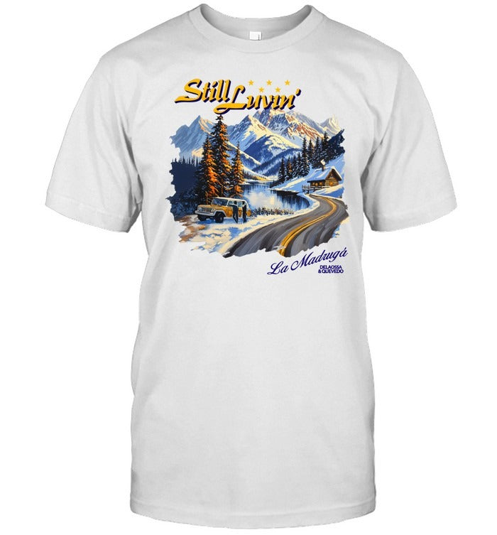 2025 Delaossa Camiseta Still Luvin Blanca New T Shirt