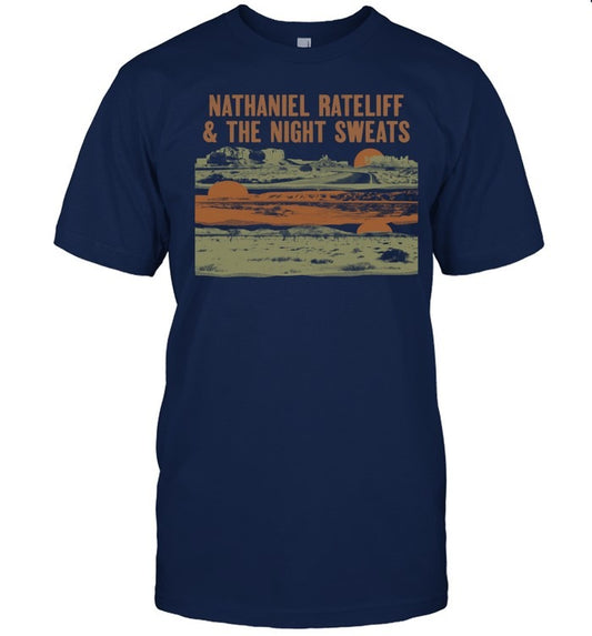 2025 Nathaniel Rateliff & The Night Sweats South Of Here Tour T Shirt