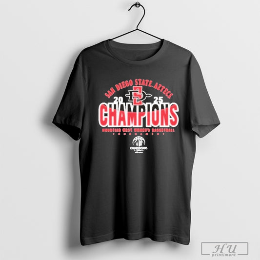 2025 Sdsu Womens Basketball Mountain West Tournament Champions T Shirt Sweatshirt