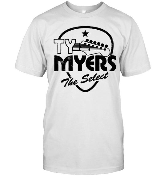 2025 T Shirt Guitar Pick Ty Myers