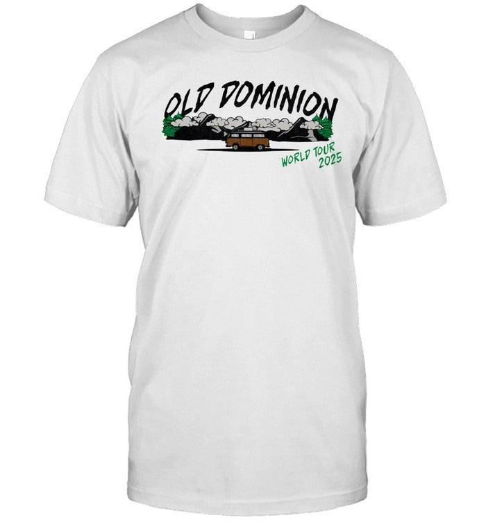 2025 T Shirt World Tour 2025 Old Dominion