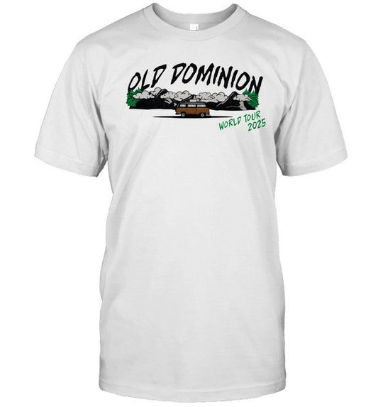 2025 T Shirt World Tour 2025 Old Dominion