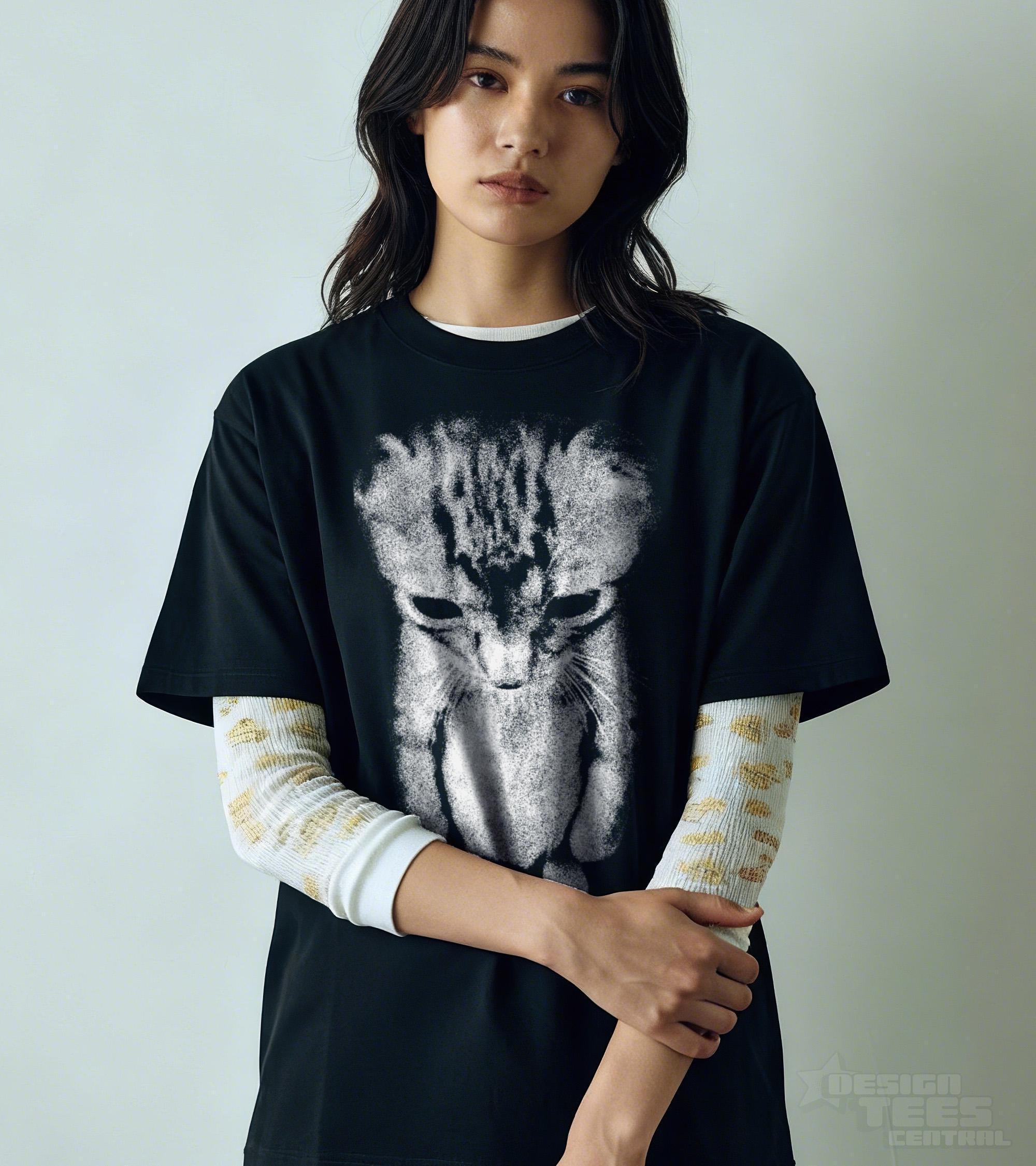Sad Kitten Meme Standing Cat Unisex T-shirt, Sweatshirt, Hoodie (4)
