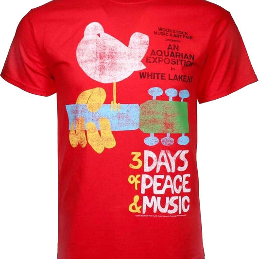 3 Days of Peace & Music Woodstock T-Shirt