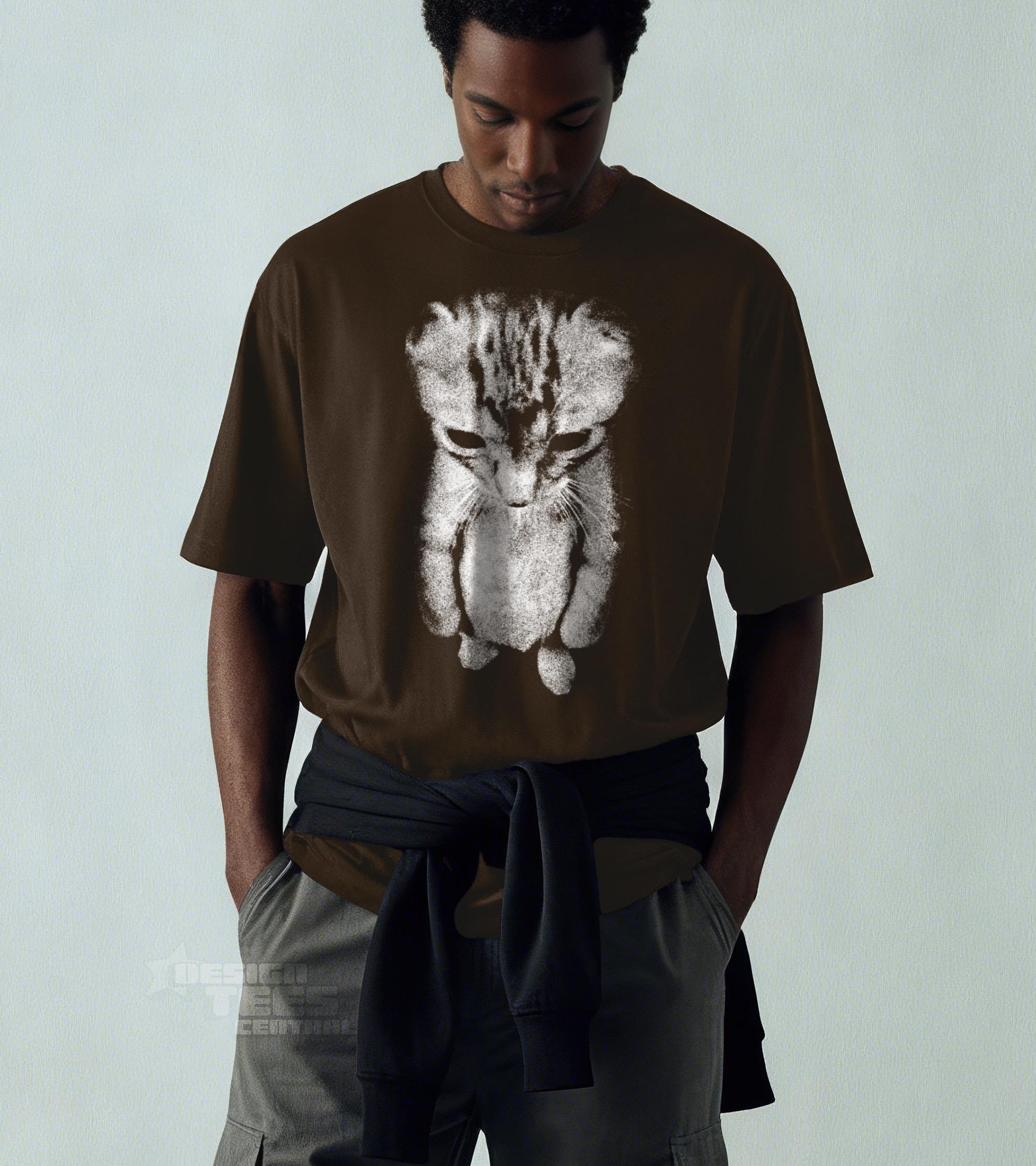 Sad Kitten Meme Standing Cat Unisex T-shirt, Sweatshirt, Hoodie (5)