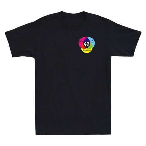 42 The Answer To Life The Universe And Everything Funny Man's T-Shirt Tee