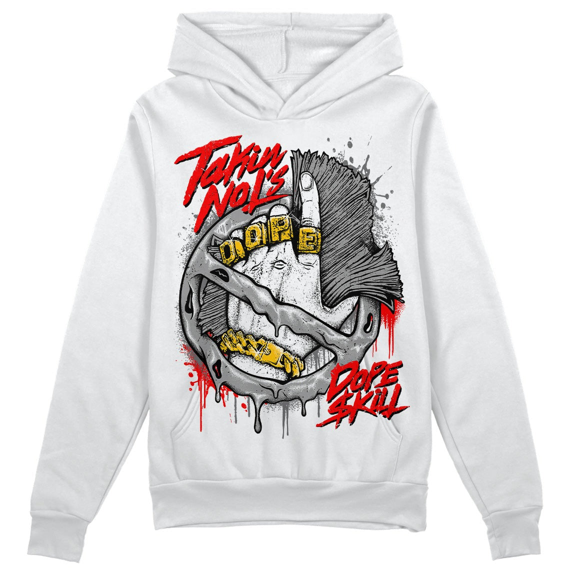85 Black White 1s DopeSkill Hoodie Sweatshirt Takin No L's Graphic