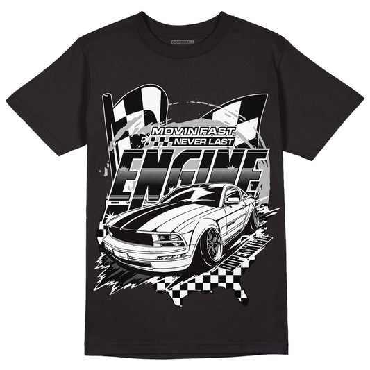 85 Black White 1s DopeSkill T-Shirt ENGINE Tshirt Graphic