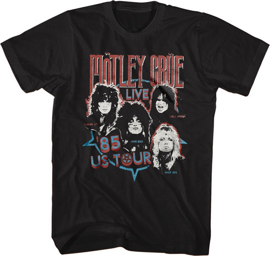 '85 US Tour Motley Crue T-Shirt