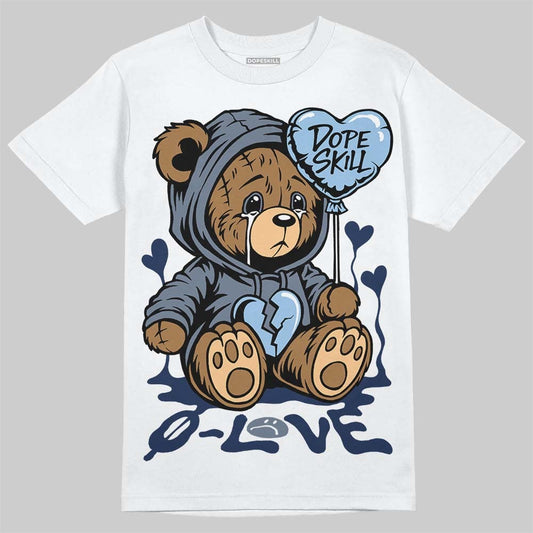 9060 Grey Day DopeSkill T-Shirt Broken Bear Graphic