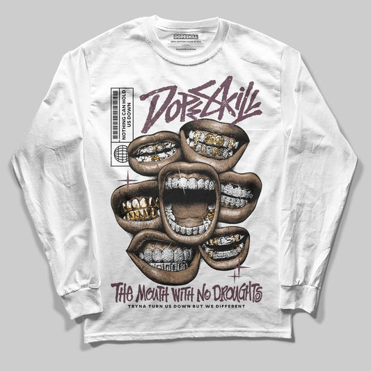 A Ma Maniere x "Violet Ore" 5s DopeSkill Long Sleeve T-Shirt The Mouth With No Droughts Graphic