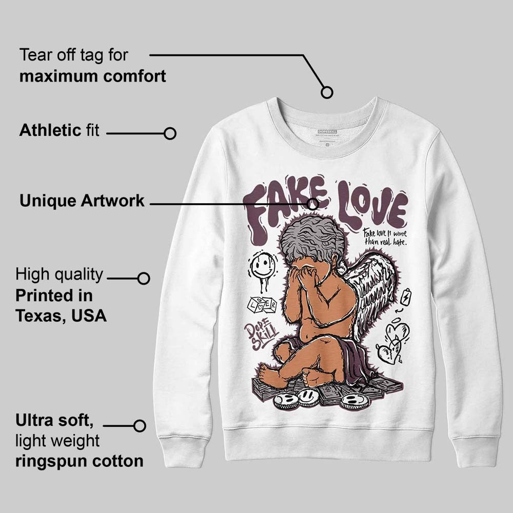 A Ma Maniere x "Violet Ore" 5s DopeSkill Sweatshirt False Love Graphic