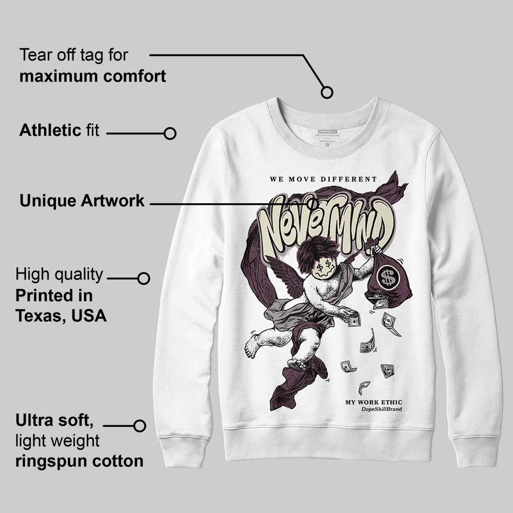 A Ma Maniere x "Violet Ore" 5s DopeSkill Sweatshirt Nevermind Graphic