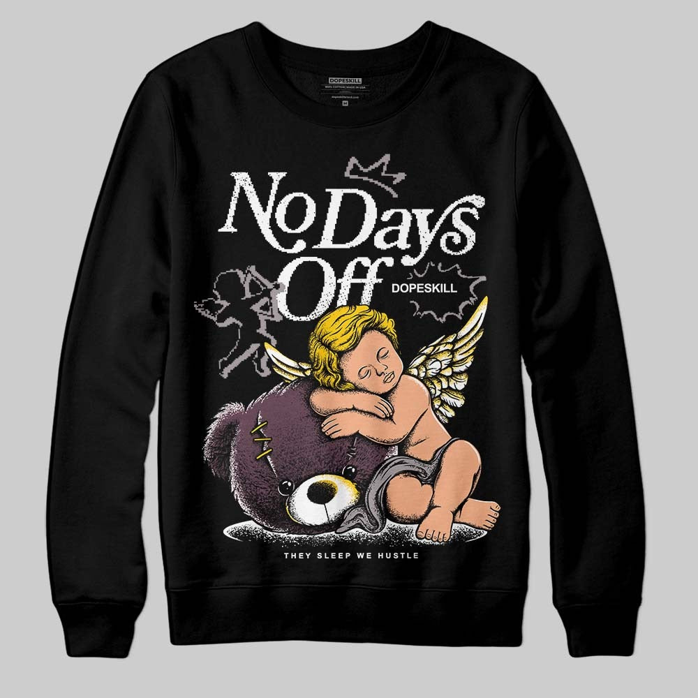A Ma Maniere x "Violet Ore" 5s DopeSkill Sweatshirt New No Days Off Graphic