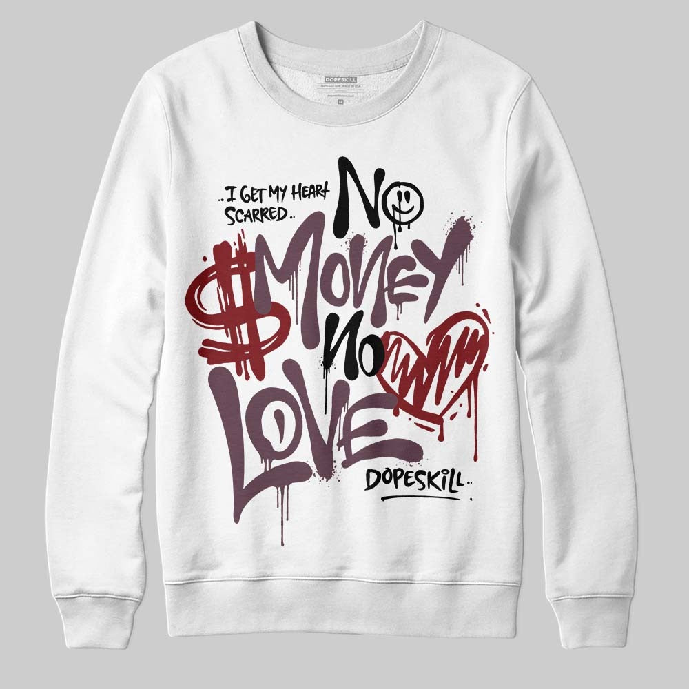 A Ma Maniere x "Violet Ore" 5s DopeSkill Sweatshirt No Money No Love Typo Graphic