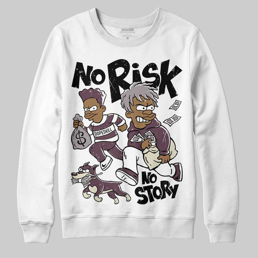 A Ma Maniere x "Violet Ore" 5s DopeSkill Sweatshirt No Risk No Story Graphic