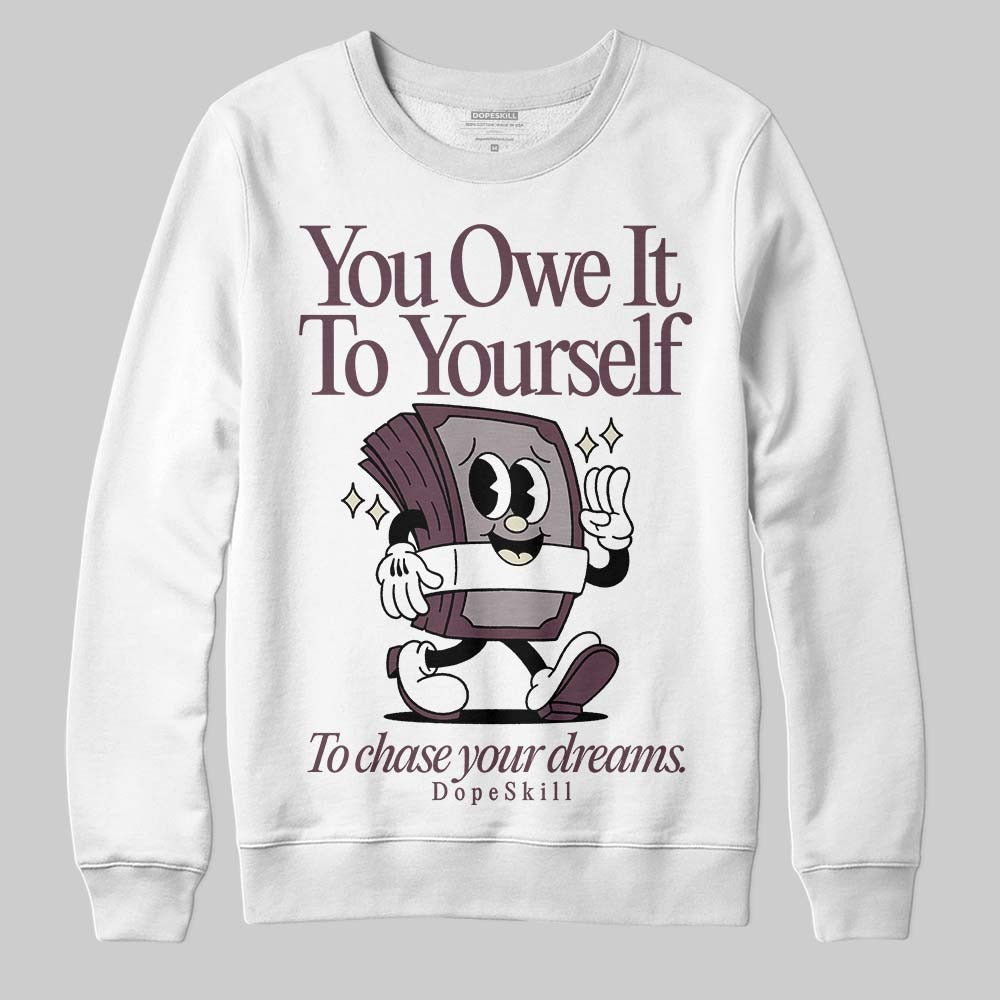 A Ma Maniere x "Violet Ore" 5s DopeSkill Sweatshirt Owe It To Yourself Graphic