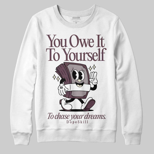 A Ma Maniere x "Violet Ore" 5s DopeSkill Sweatshirt Owe It To Yourself Graphic