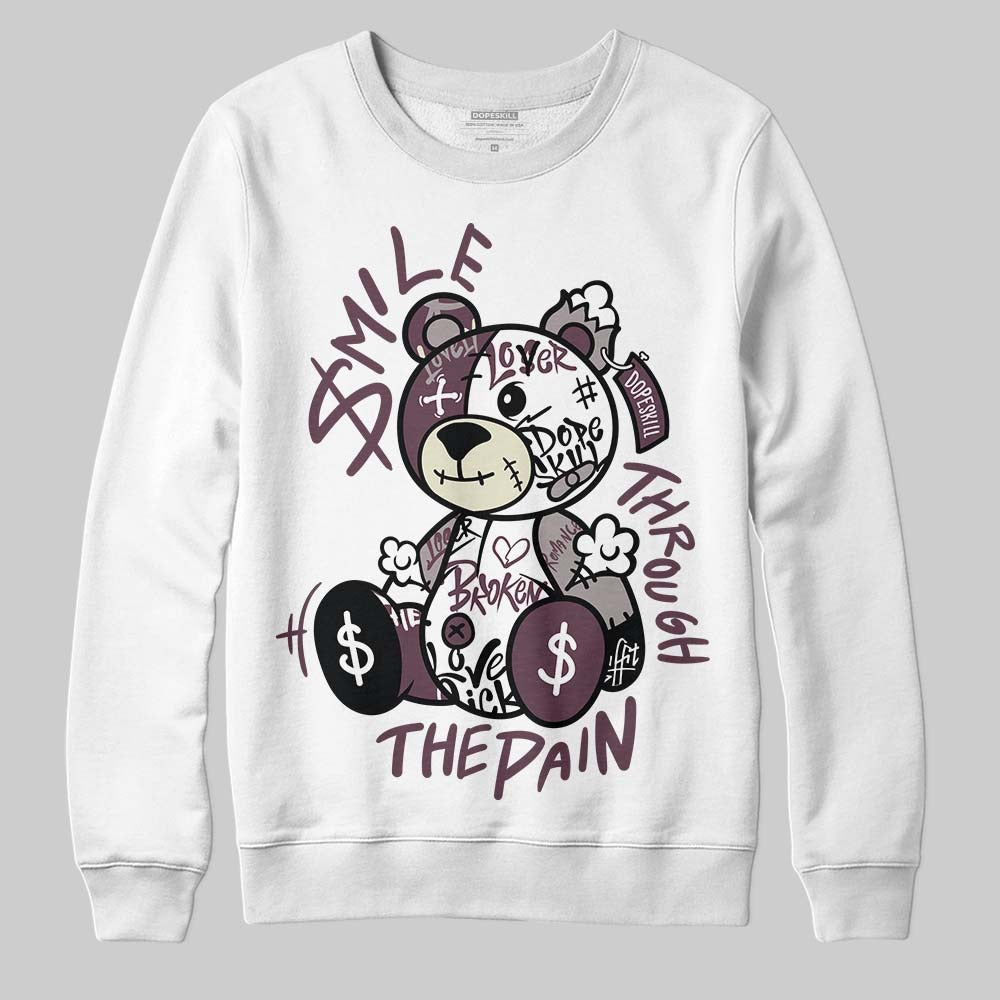 A Ma Maniere x "Violet Ore" 5s DopeSkill Sweatshirt Smile Through The Pain Graphic