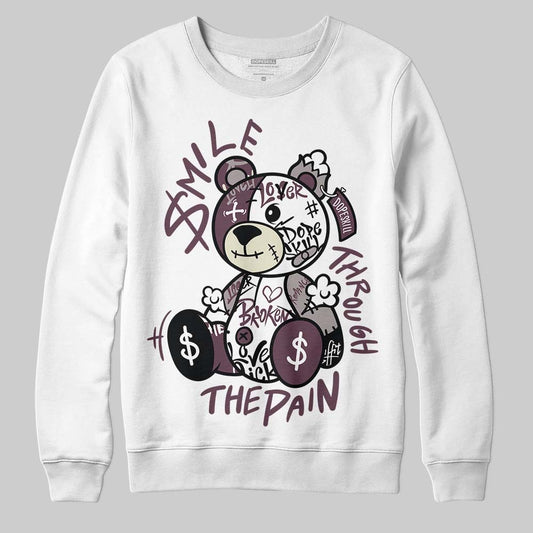 A Ma Maniere x "Violet Ore" 5s DopeSkill Sweatshirt Smile Through The Pain Graphic