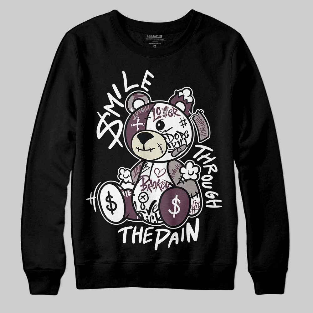 A Ma Maniere x "Violet Ore" 5s DopeSkill Sweatshirt Smile Through The Pain Graphic