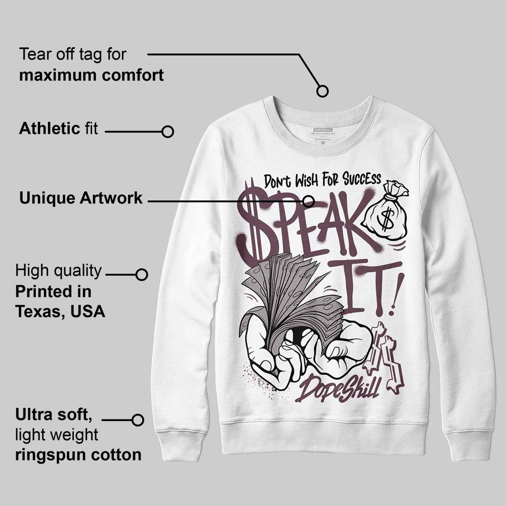 A Ma Maniere x "Violet Ore" 5s DopeSkill Sweatshirt Speak It Graphic