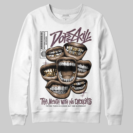 A Ma Maniere x "Violet Ore" 5s DopeSkill Sweatshirt The Mouth With No Droughts Graphic