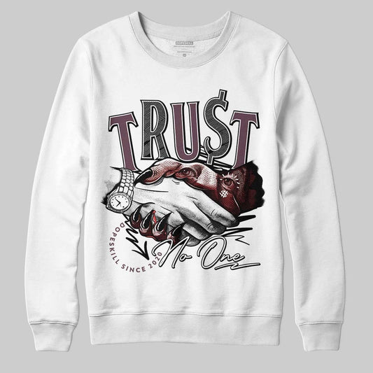 A Ma Maniere x "Violet Ore" 5s DopeSkill Sweatshirt Trust No One Graphic