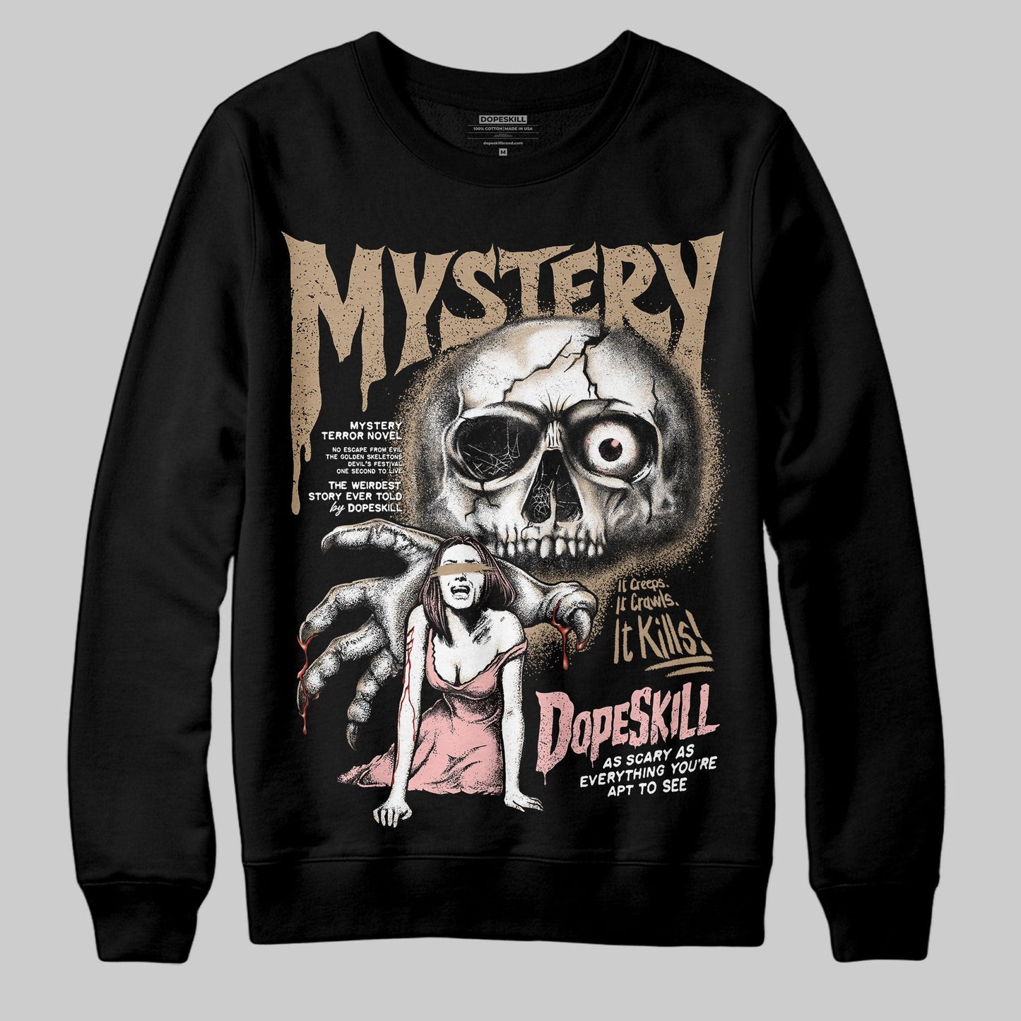 AIR FORCE 1 LINEN DopeSkill Sweatshirt Mystery Ghostly Grasp Graphic