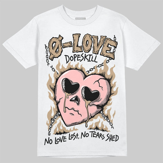 AIR FORCE 1 LINEN DopeSkill T-Shirt Crying Heart Graphic