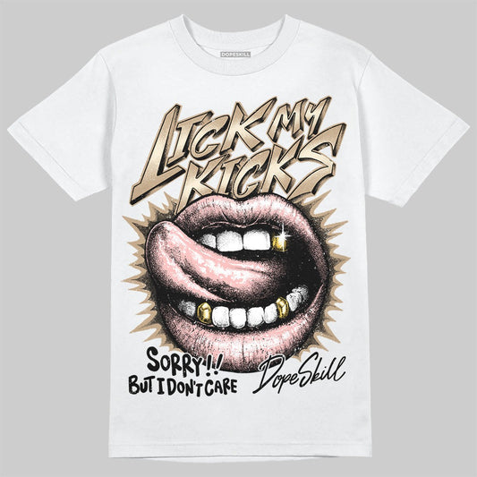 AIR FORCE 1 LINEN DopeSkill T-Shirt Lick My Kicks Graphic