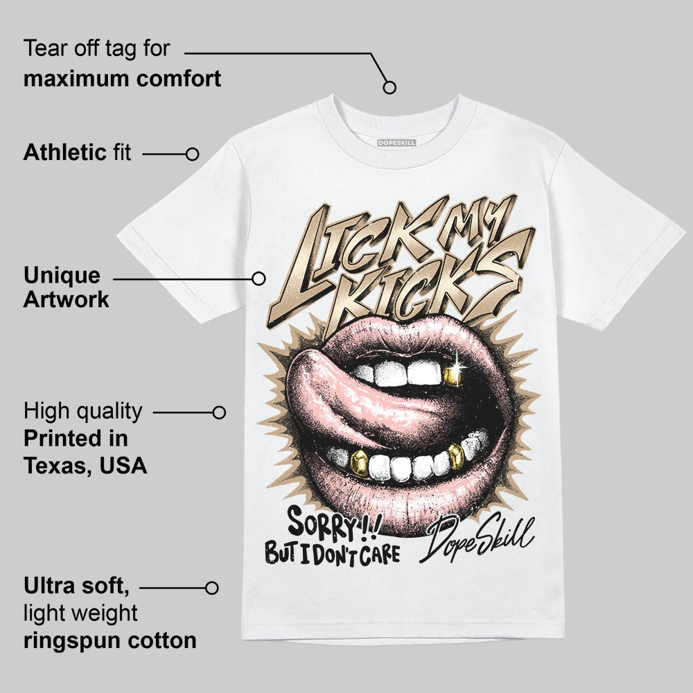 AIR FORCE 1 LINEN DopeSkill T-Shirt Lick My Kicks Graphic