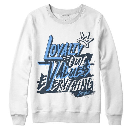 AJ 6 Midnight Navy DopeSkill Sweatshirt LOVE Graphic