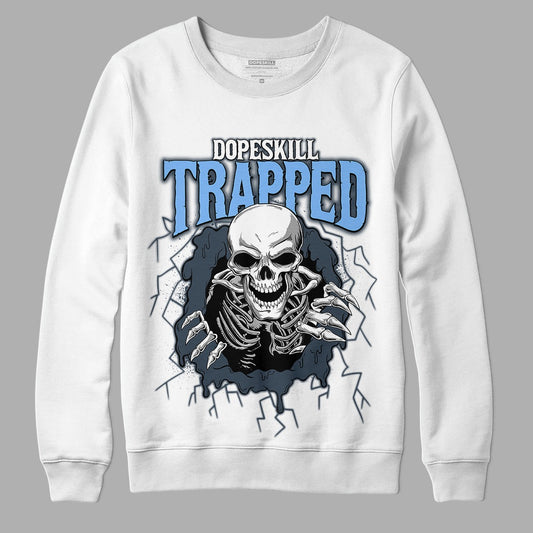 AJ 6 Midnight Navy DopeSkill Sweatshirt Trapped Halloween Graphic