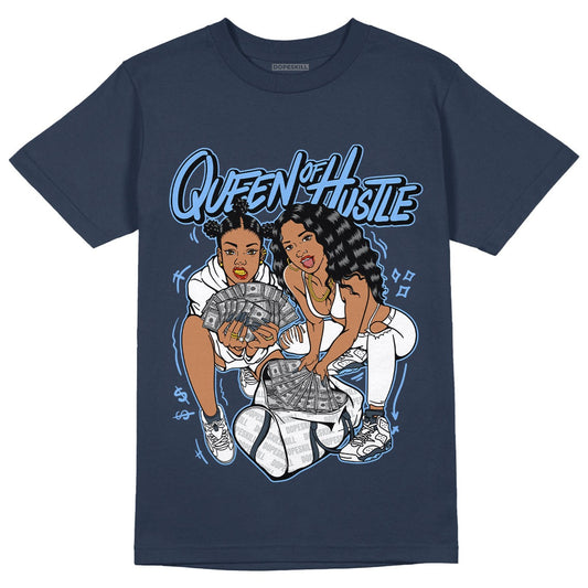 AJ 6 Midnight Navy DopeSkill T-shirt Queen Of Hustle Graphic