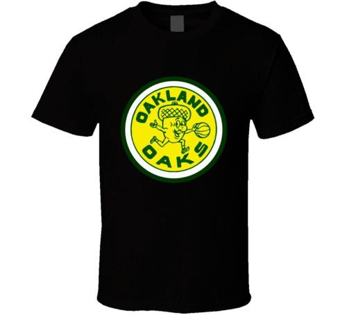 Aba Oakland Oaks Retro Basketball Man's T-Shirt Tee