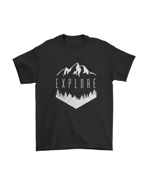 Adventure Explore Mountains Man's T-Shirt Tee