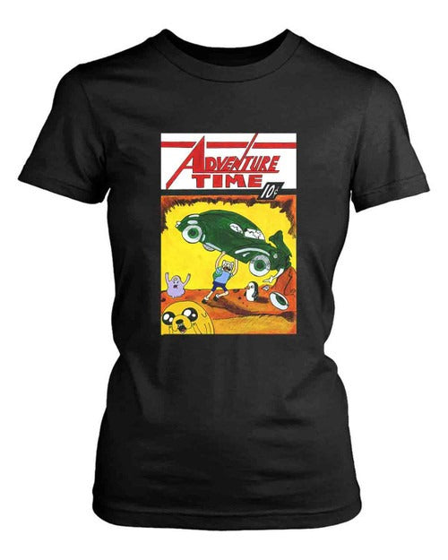 Adventure Time Poster Women's T-Shirt Tee