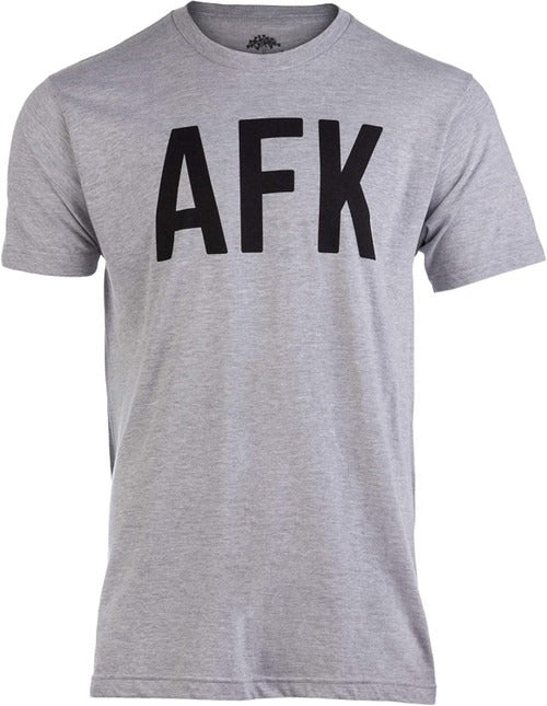 Afk Away From Keyboard Funny Video Gamer Gaming Player Men Women Joke Man's T-Shirt Tee