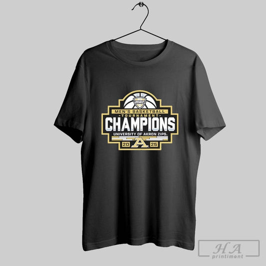 Akron Zips 2025 Mac Mens Basketball Conference Tournament Champions Shirts