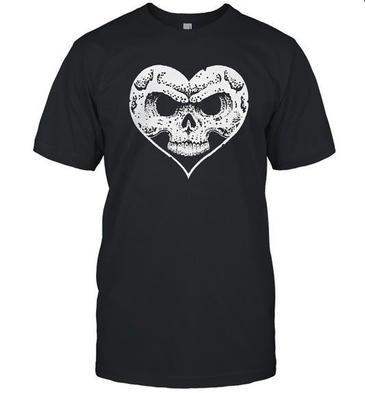 Alexisonfire Barbed Wire Heartskull 2025 T Shirt