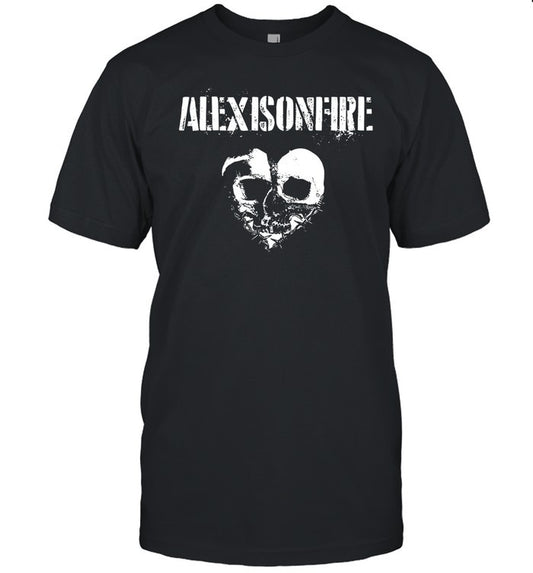 Alexisonfire Barbed Wire Heartskull Limited 2025 T Shirt