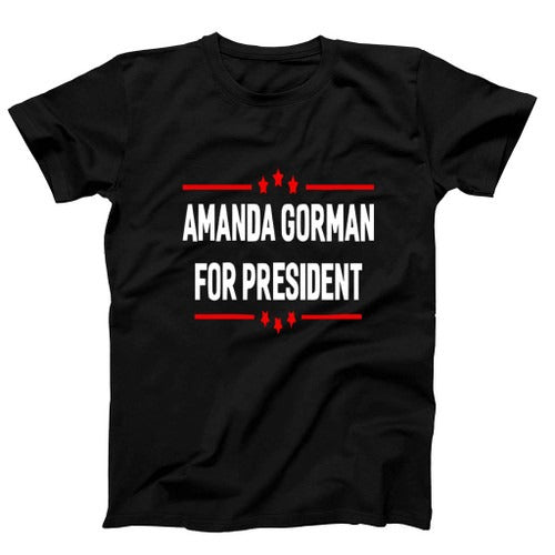 Amanda Gorman For President Man's T-Shirt Tee