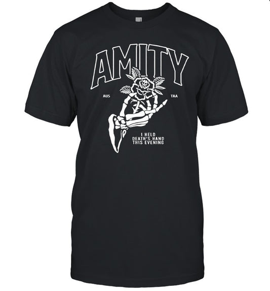 Amity Death Hands Black Unisex Tee