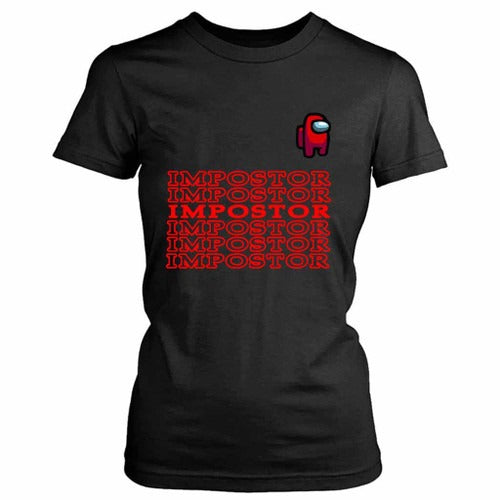 Among Us Impostor Funny Women's T-Shirt Tee