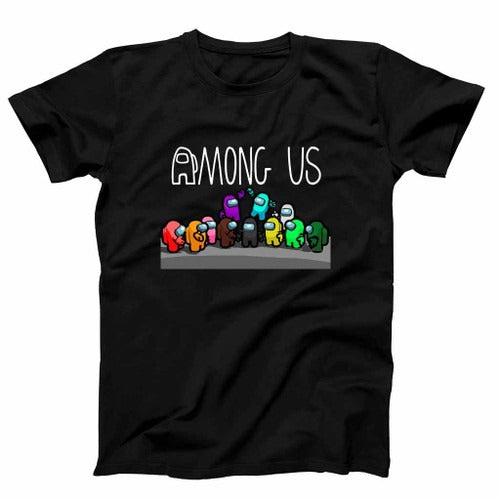 Among Us Poster Zipped Man's T-Shirt Tee