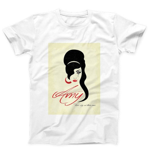 Amy Winehouse Tears Dry On Their Own Poster Man's T-Shirt Tee
