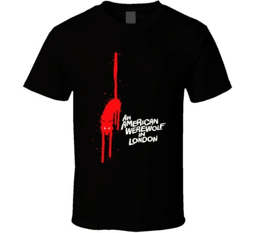 An American Werewolf In London Retro Horror Movie Man's T-Shirt Tee