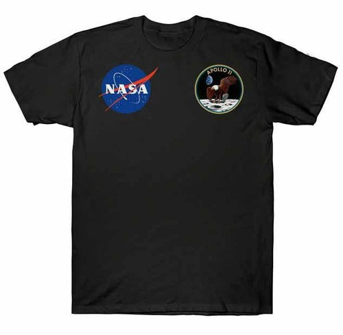 Apollo 11 Movie 50 Years Nasa Space Man's T-Shirt Tee
