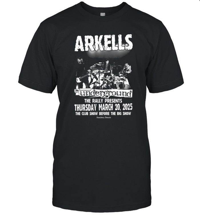 Arkells at The Underground 2025 T Shirt